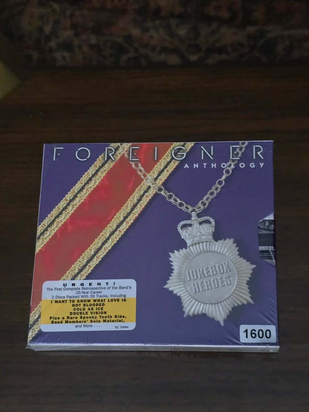 Foreigner Anthology Jukebox Heroes SEALED 2 CD Set 39 Tracks Hot Blooded Rock